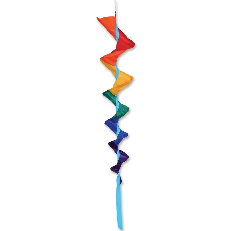 Soundwinds Rainbow Medium Spinning Fusilli Windsock 1