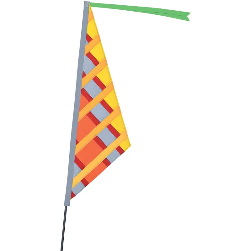Soundwinds Warm-Tone Reflective Sail Recumbent Flag 1