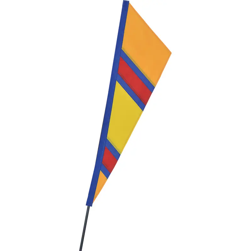 Soundwinds Yellow Fanion Recumbent Bike Flag 1