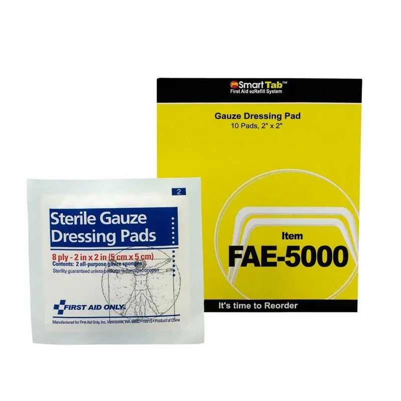 Sterile 12-Ply Gauze Dressing Pads – 3 In × 3 In, 10-Unit Pack 1