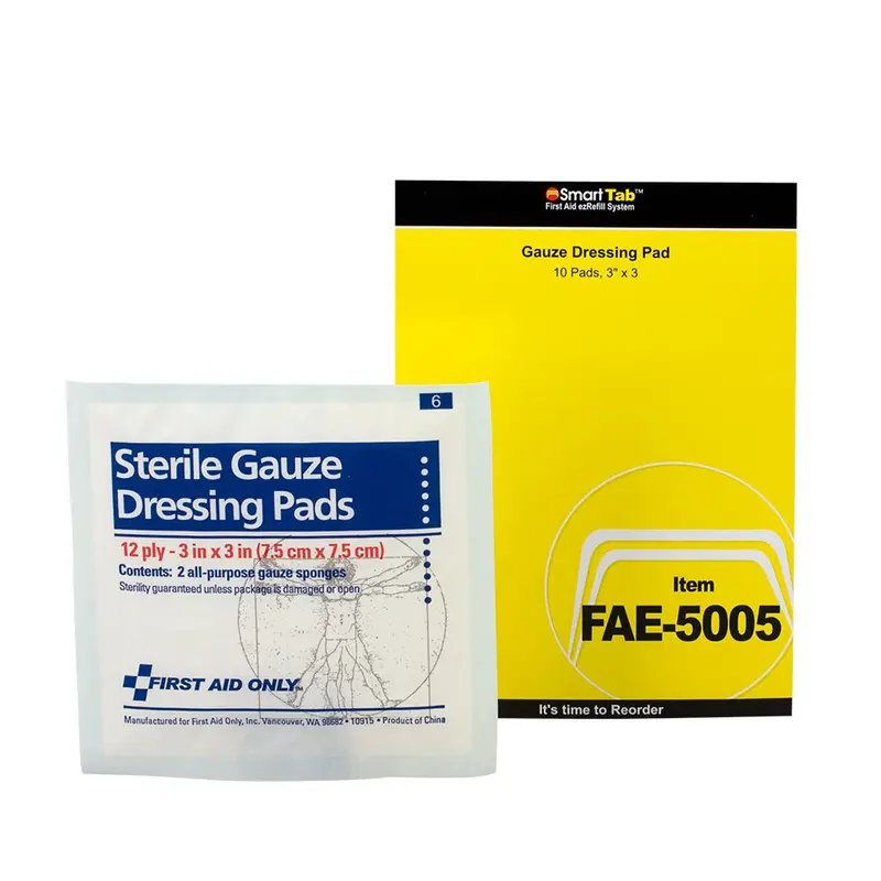 Sterile 8-Ply Gauze Pads – 2 In × 2 In, 10-Count Medical Supply 1