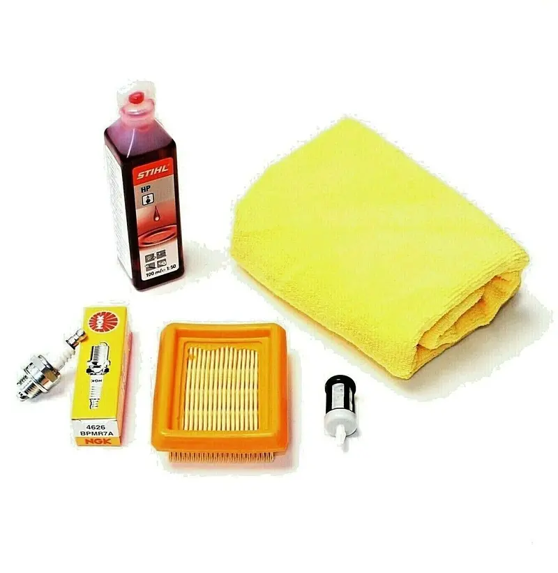 Stihl Fs120–Fs450 Service Kit – Air Filter, Fuel Filter, And Spark Plug 1