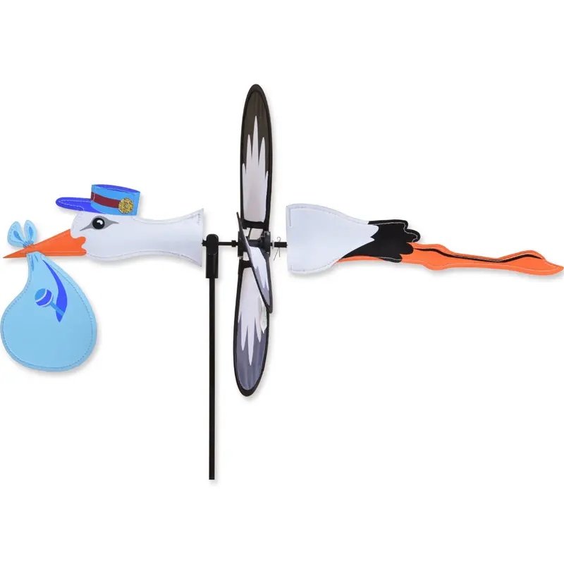 Stork Boy Petite Spinner Nursery-Themed Decor 1