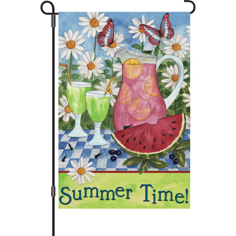 Summer Cool 12-Inch Refreshing Lawn Flag 1