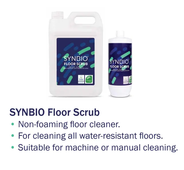 Synbio Floor Scrub Ecolabel – Biodegradable Heavy-Duty Floor Cleaner, 1L 1