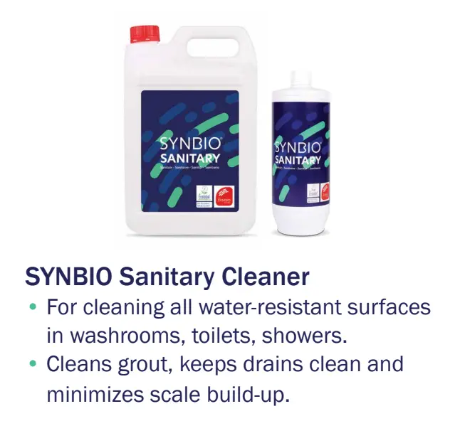 Synbio Sanitary Ecolabel Cleaner – Eco-Certified Disinfectant, 1L Bottle 1