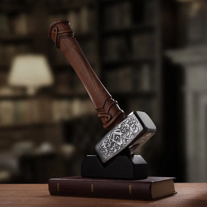 Temple Keeper Hammer – Artisan-Crafted Ritual & Display Piece 1