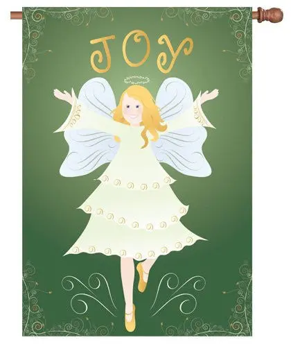 Tidings Of Joy Holiday Flag – 28-Inch Classic Christmas Yard Banner 1