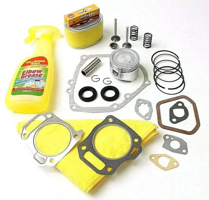 Top-End Rebuild Kit For Honda Gx160: Piston, Rings, Valves, Springs, Air Filter & Spark Plug 1