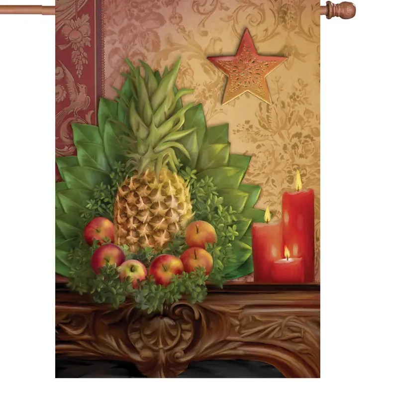 Traditional Pineapple Pattern Flag – 28-Inch Classic Americana Banner 1