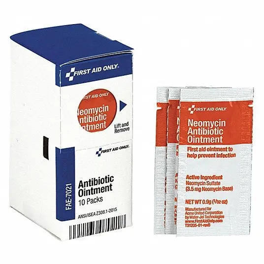 Triple Antibiotic Ointment Packets – Sterile, Individually Wrapped, 10-Count 1