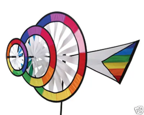 Triple Ring Spinner – Adjustable Multi-Layer Outdoor Wind Art 1