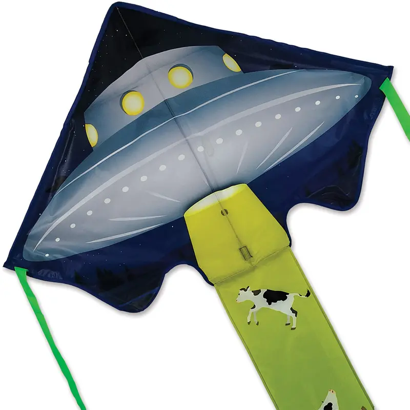 Ufo-Themed Large Easy-Fly Kite For Beginners 1