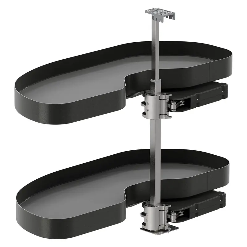 Vauth Sagel Cornerstone® Maxx Planero® Blind Corner Cabinet Optimizer – Modular Two- Or Four-Tray Rotating Storage 1