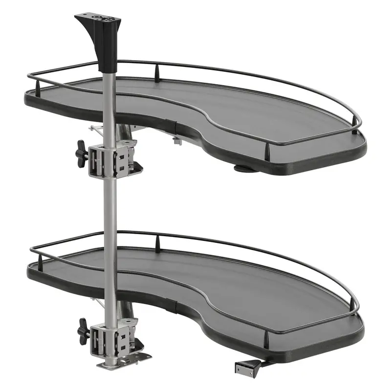 Vauth Sagel Cornerstone® Swing Scalea Blind Corner Cabinet Optimizer – Premium Two-Tray Rotating Solution 1
