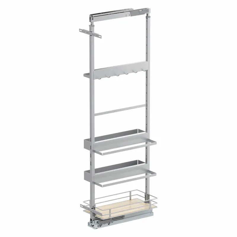 Vauth Sagel Scalea Tal Pantry Flex Iron Organizer For 15" Cabinet Pull Outs 1