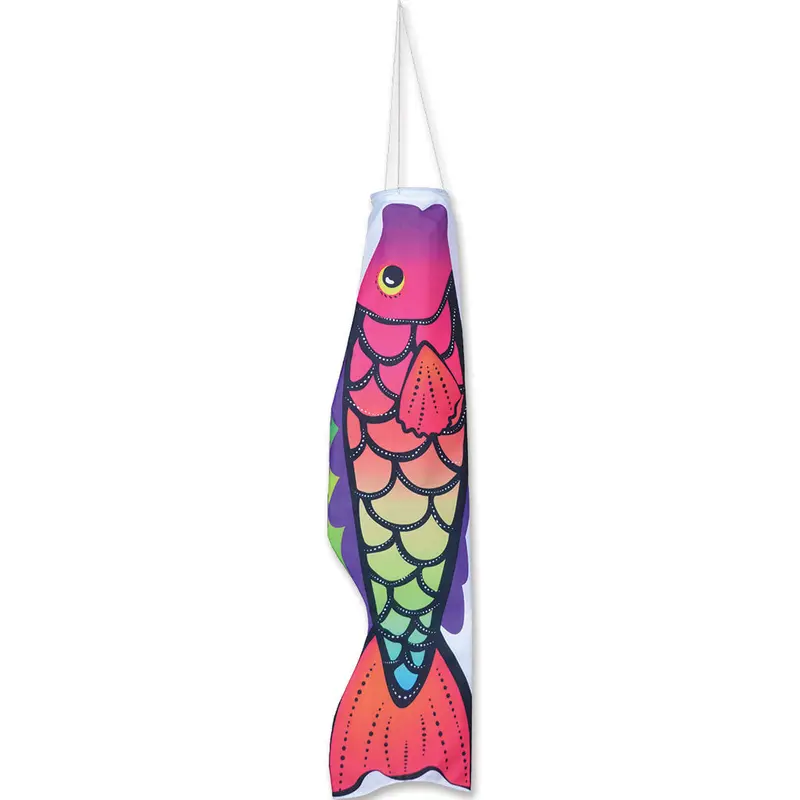 Warm Tropical Koi Windsock With Vivid Accents 1