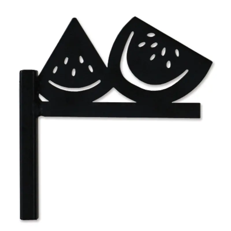 Watermelon-Themed Garden Flag Topper 1
