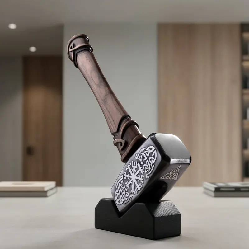 Wayfinder Forged Hammer – Handcrafted Norse-Inspired Tool 1