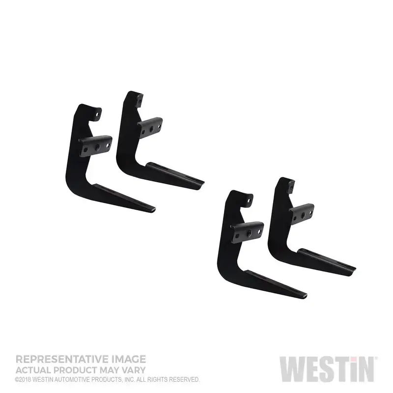 Westin 27-1655 Running Board Mount Kit – Black Finish For Quad Cab Trucks 1