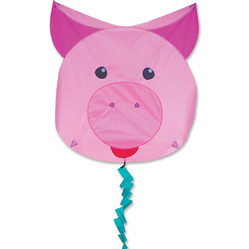 Whimsical Pig-Shaped Fun Flyer Kite 1