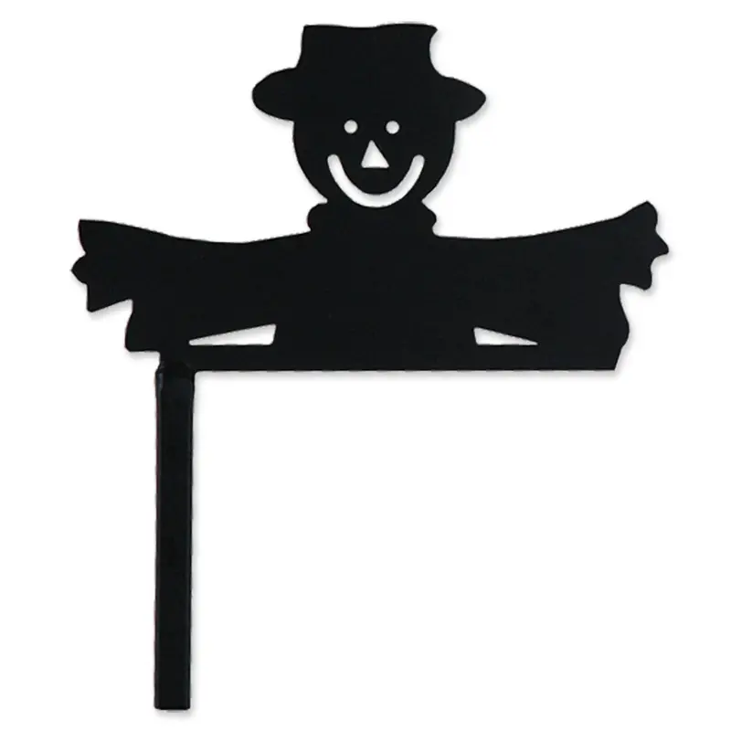 Whimsical Scarecrow Flag Pole Accent 1