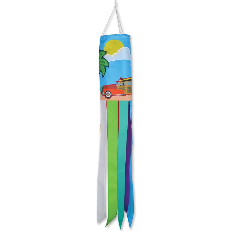 Woodies Embroidered Applique Windsock – Handcrafted Detail 1