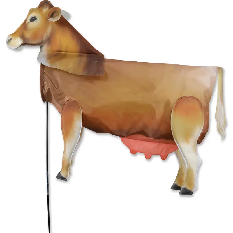 Xl Brown Cow Weather Vane For Rural Decor 1