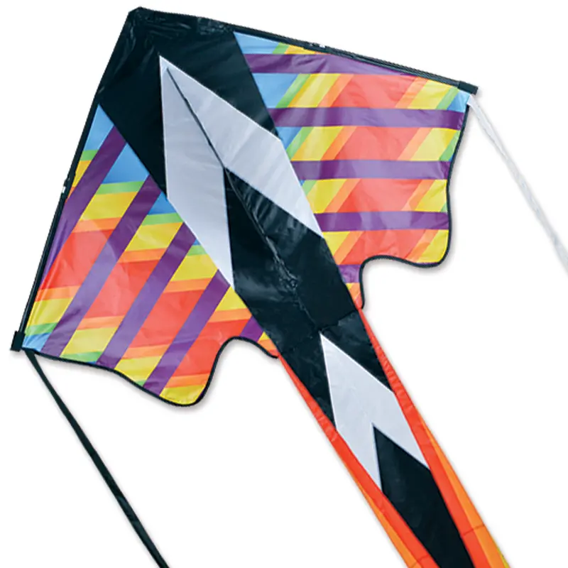 Zephyr Rainbow Geometric Kite For Vibrant Sky Displays 1