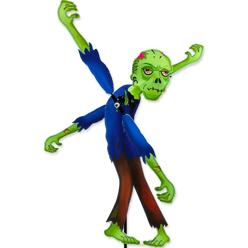Zombie Whirligig 20-Inch Spinning Garden Decor 1