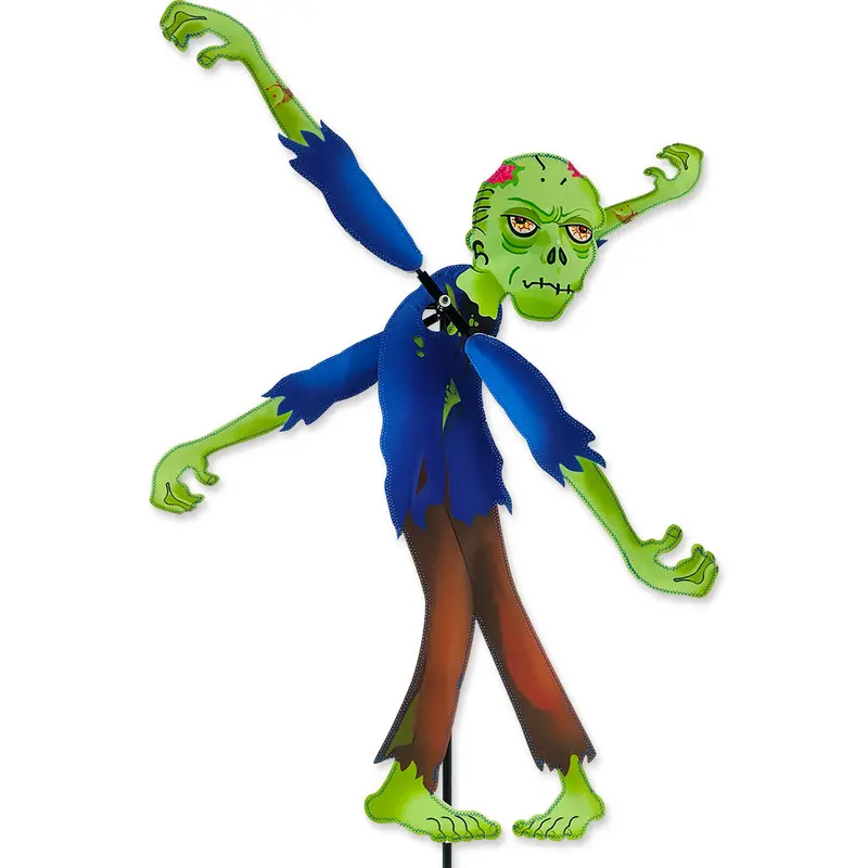 Zombie Whirligig 28-Inch Spinning Garden Art 1