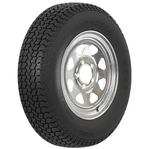 235/85R16 E-Rated All-Terrain Tire – Silver Metallic Finish 1