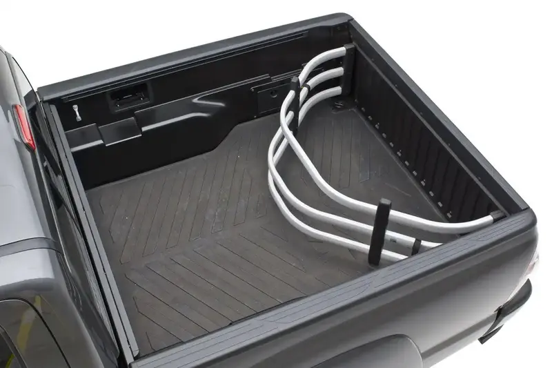 Amp Research Bedxtender Hd – Heavy-Duty Truck Bed Extender In Matte Silver (Small Size) 1