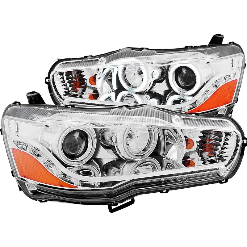 Anzo Usa 121427 Projector Headlight Set – Halo Ring Accent, Led-Ready Housing 1
