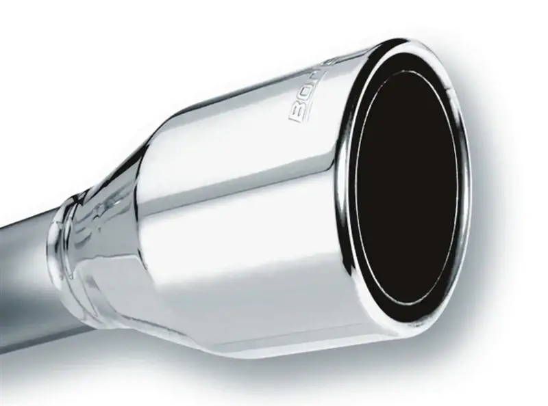Borla 20247 Universal Exhaust Tip – Polished Stainless Steel, Clamp-On Design 1