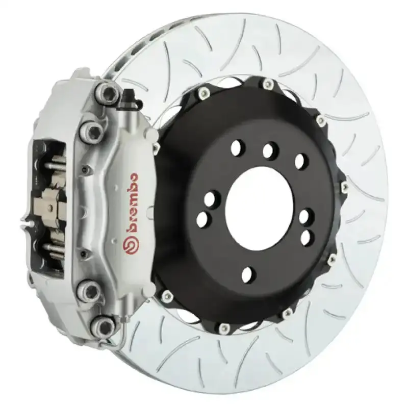 Brembo 345X28Mm Two-Piece Slotted Rear Brake Rotors For 2015–2018 Bmw M3 (Excl. Competition) 1