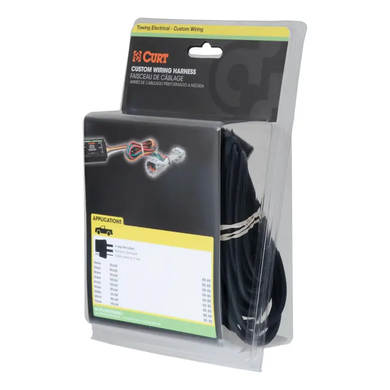 Curt 55532 Custom 4-Way Flat Trailer Wiring Harness – Compatible With Chrysler Pt Cruiser 1