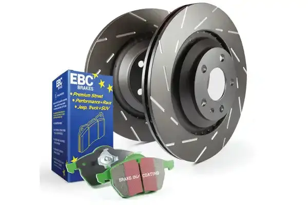 Ebc S2Kr1247 Slotted Brake Rotors With Noise-Reducing Narrow Slot Design 1