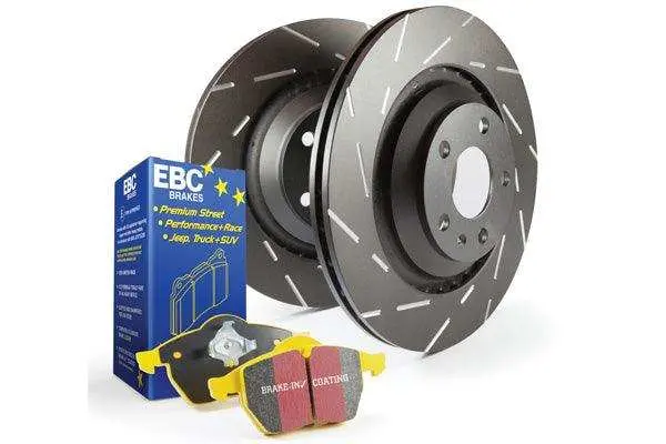 Ebc S9Kr1145 Slotted Brake Rotors – Precision-Cut Narrow Slots To Reduce Wind Noise 1