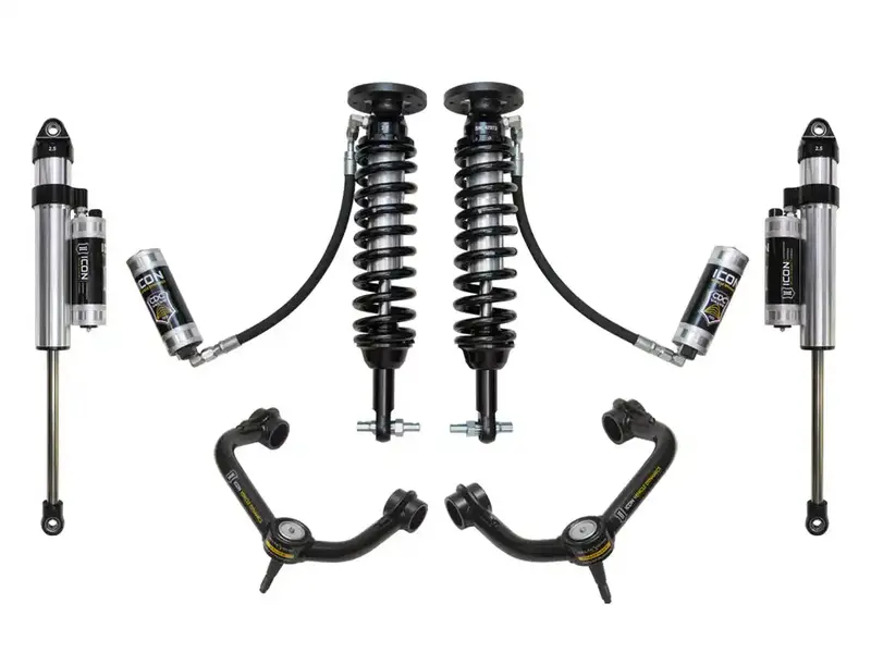 Icon Stage 5 Suspension System For 2014 Ford F-150 4Wd – 1.75 To 2.63-Inch Lift With Tubular Upper Control Arms 1