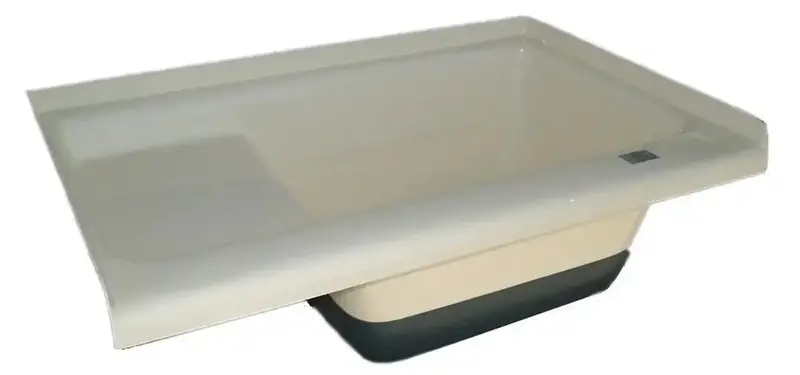 Icon Tub Drain Assembly – Right-Hand Polar White Drain For Tu500 Tub System 1