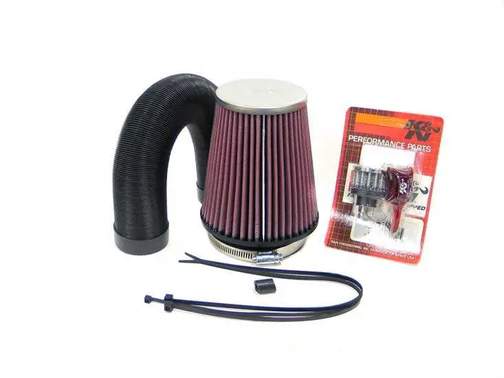 K&N 57-0028 High-Flow Cold Air Intake Kit With Washable Reusable Filter 1