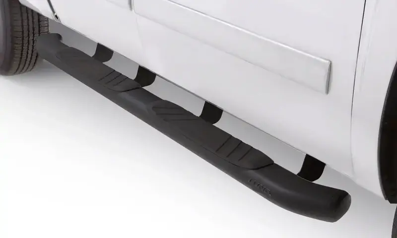 Lund 5-Inch Oval Nerf Bars With Mounting Brackets – Black Powder-Coated Finish, Model 22758740 1