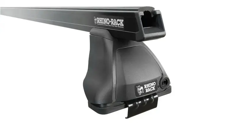 Rhino-Rack Heavy-Duty 2-Bar Black Roof Rack System – 2500 Series 1