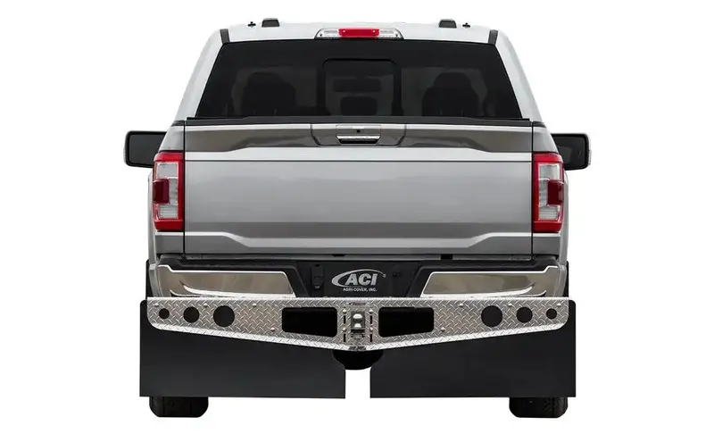 Rockstar A10100621 Xl Hitch-Mounted Mud Flaps – Aluminum Frame With Stabilizer Plate 1