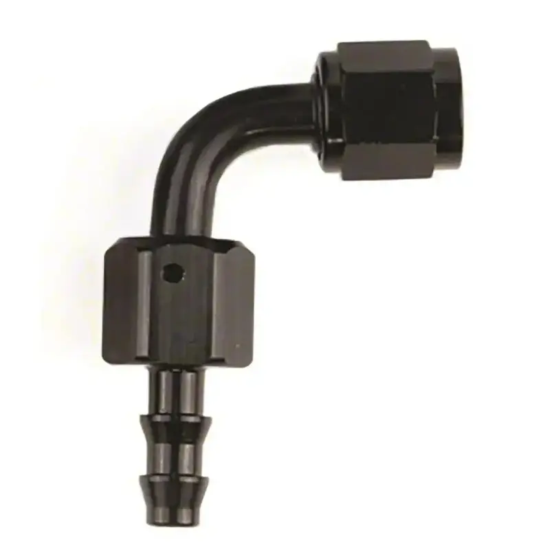 Speedfx 520890Bk -8An X 90° Black Push-On Hose End – Lightweight, Secure Fluid Transfer Fitting 1