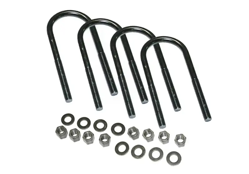 Superlift 11324 Heavy-Duty U-Bolt – 5/8" X 3-1/4", Round Style With Mounting Hardware 1