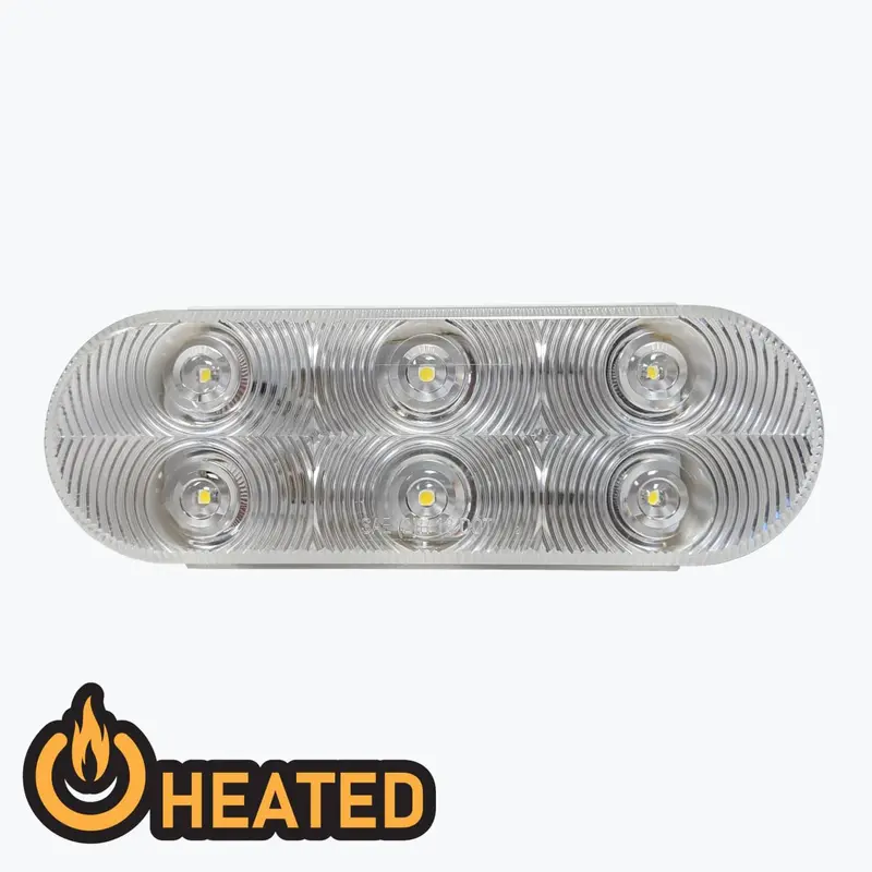 Uni-Bond Heated Led Oval Backup Lamp – 6-Circuit, Weather-Resistant Design 1